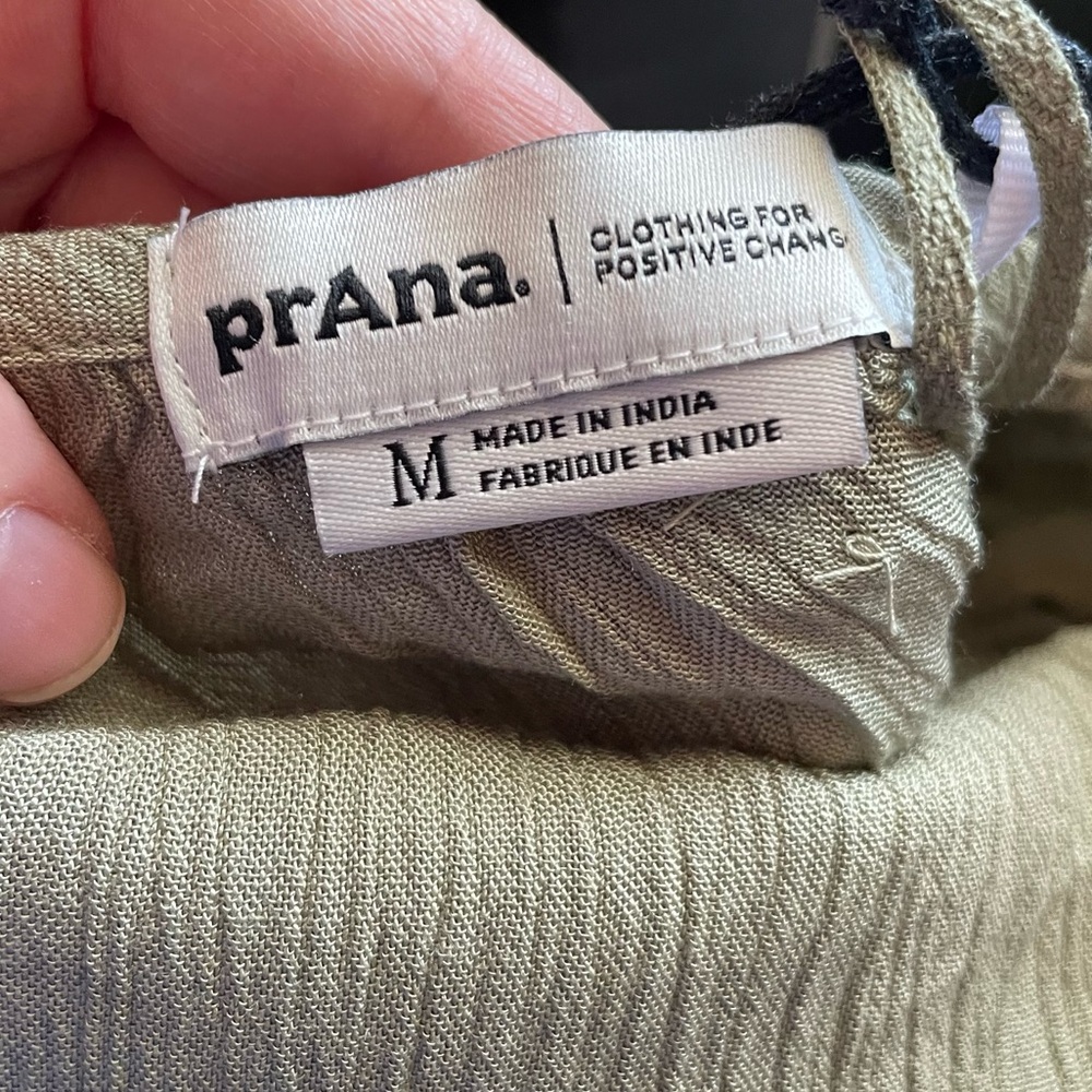 NWT Prana Sz Medium Fernie Sweet Agave Olive Modal Wide Leg Jumpsuit Ret $99! - Picture 15 of 16